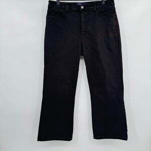 NYDJ Jeans Women 14P Brown Bootcut Stretch Denim High Rise Vintage 90s Y2K